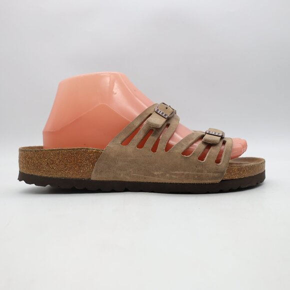 Birkenstock Granada Women's Size EU 39 US 8 Brown Leather Walking Sandals - Picture 1 of 9